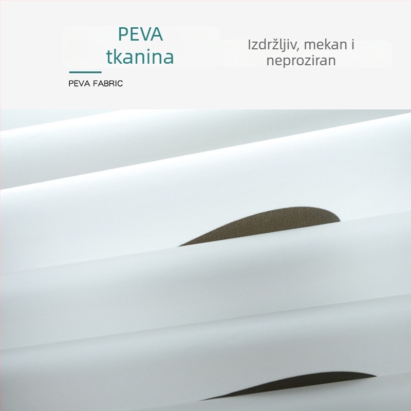 Moderna minimalistička PEVA zavjesa za tuširanje, vodootporna zavjesa za kupaonicu, uzorak kapljica vode
