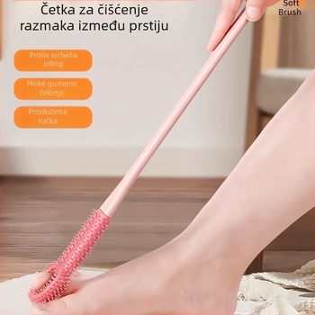 Četka za pranje stopala s podlogom i čistačem između prstiju, tuš četka