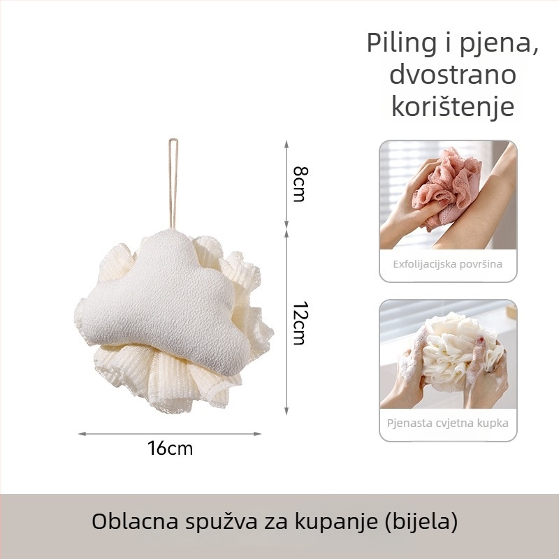 FaSoLa Kuglica za Kupaonicu s Cvijetom — PE/PP, 300 kom., Dodatak za Čišćenje Kupaonice
