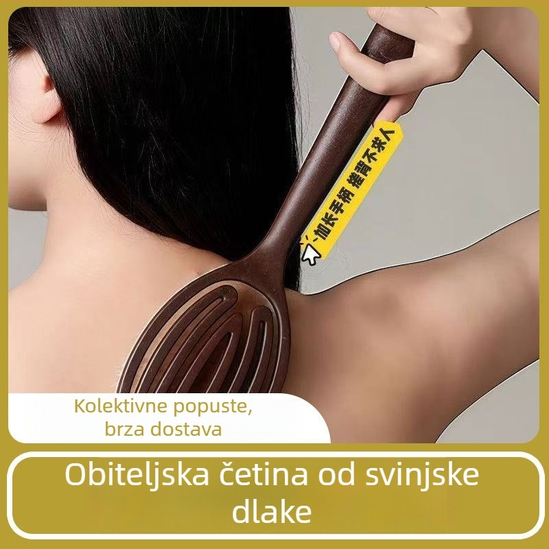 Četka za kupanje i masažu, 2-u-1 dizajn dlana oblika, za mokru i suhu upotrebu, PP materijal, za odrasle