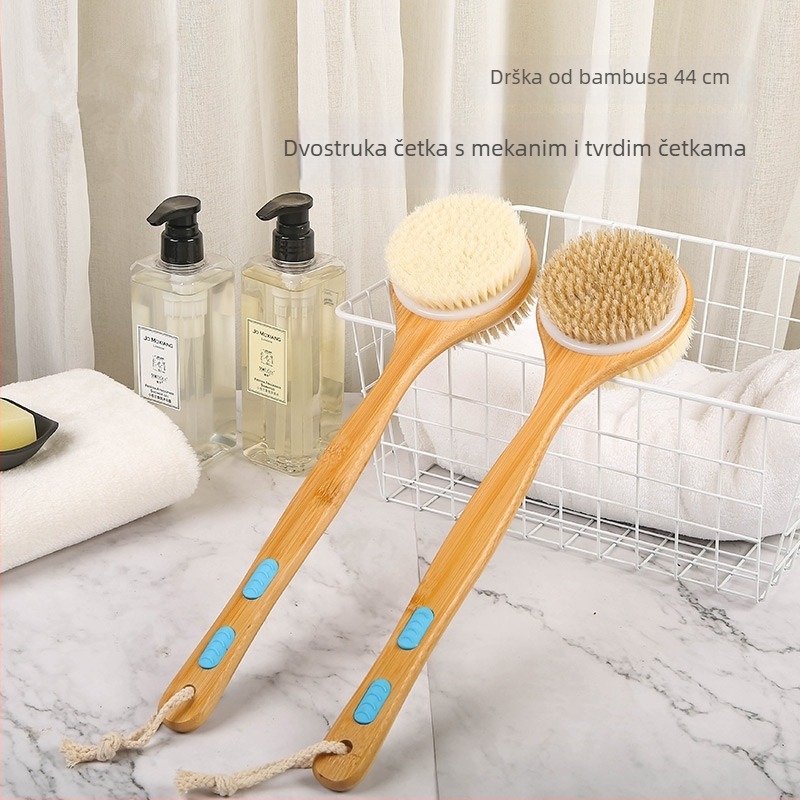 Dvostruka četka za kupanje tijelo – drška Nan Bamboo/He Wood, brend Bath Purchase from Comb, šifra YGCS-011