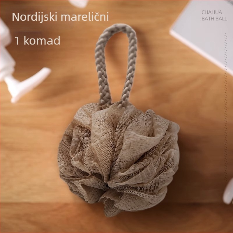 Camellia Bath Ball za muškarce – Exfolirajuća kugla za kupanje, PE, 24 kom.