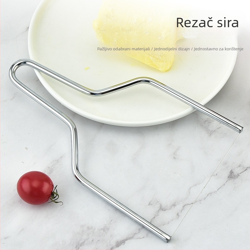 Rezač za sir — Željezni materijal, Višenamjenski rezač za sir, maslac i Foie Gras; Tisak logotipa; Prilagodba dostupna