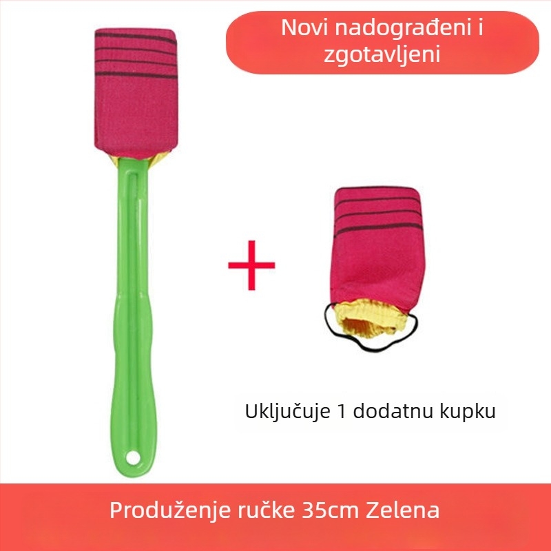 Četka za tuširanje leđa s dugačkim držalom, PP+nylon, univerzalna, kutija 200 kom.
