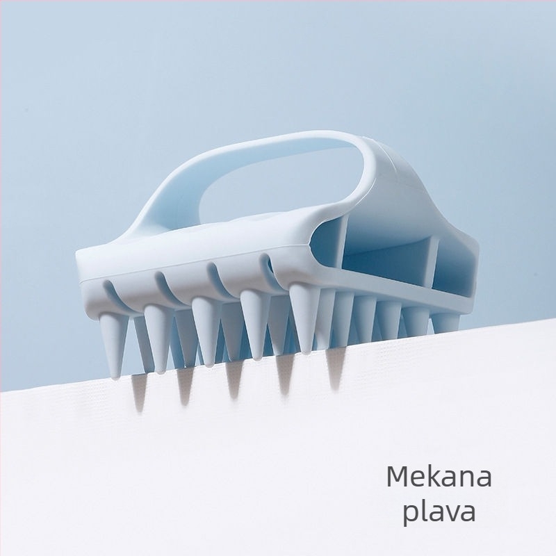 Silikonska šampon češalj za masažu vlasišta – tuš četka, opća namjena, paket od 100 kom.