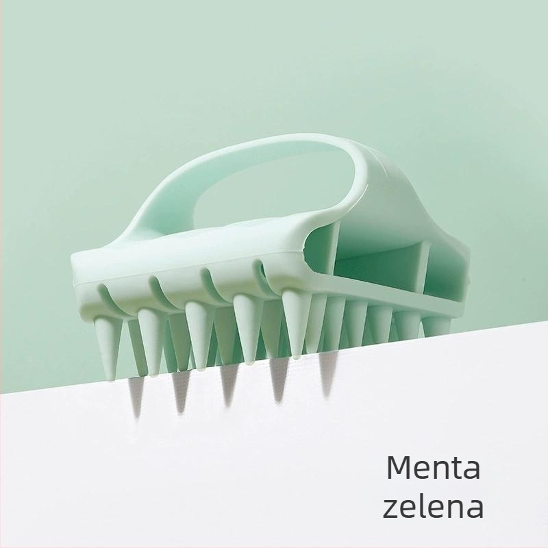 Silikonska šampon češalj za masažu vlasišta – tuš četka, opća namjena, paket od 100 kom.