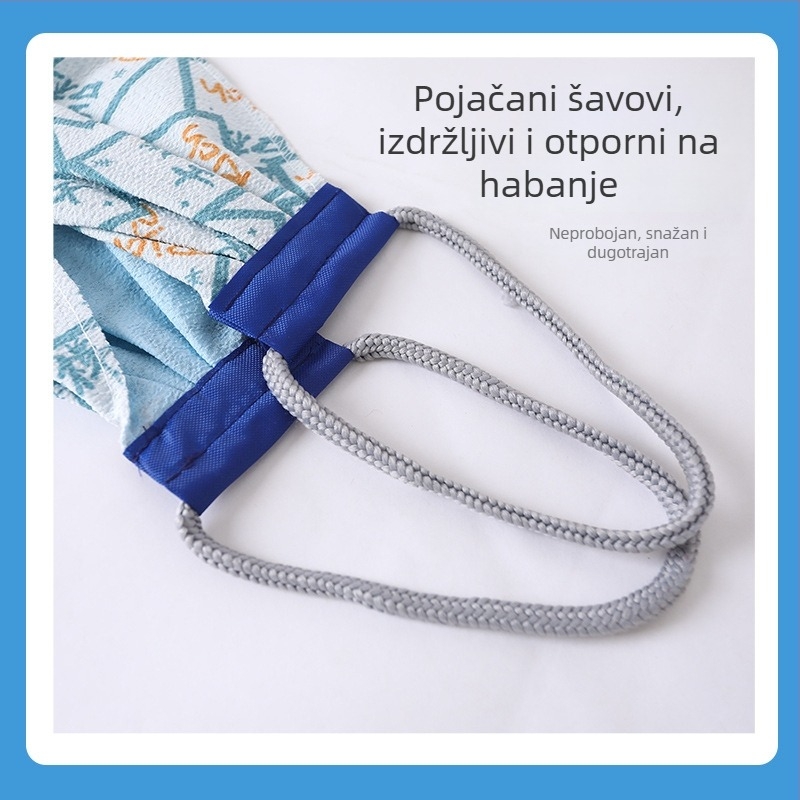 Exfolirajuća krpa za leđa s grubom teksturom, dugačak trak, rayon, za odrasle — Morning dream house