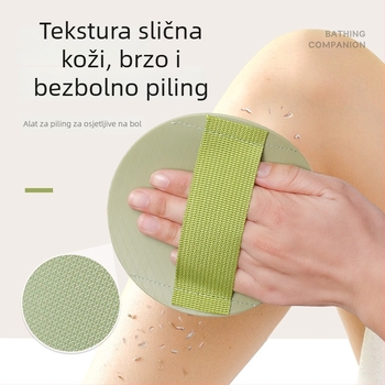 Silikonski čišćenje leđa s dizajnom prsta – okrugla podloga, univerzalna primjena, kutija 100 kom