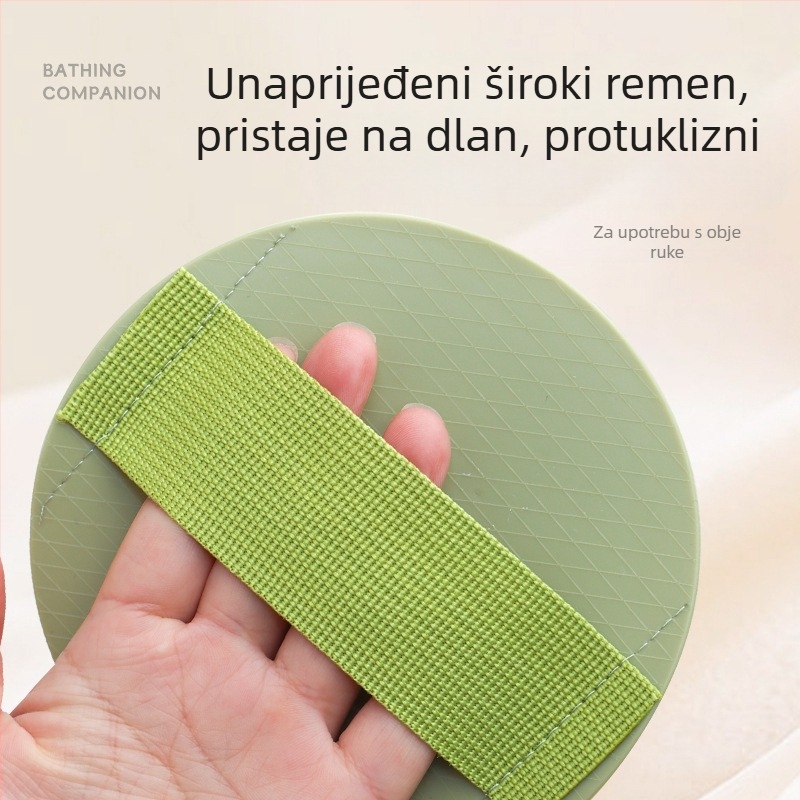 Silikonski čišćenje leđa s dizajnom prsta – okrugla podloga, univerzalna primjena, kutija 100 kom