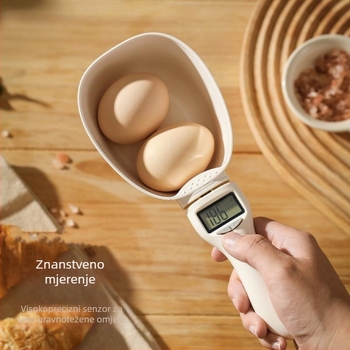 Elektronička mjerna žlica za kuhinju – precizno mjerenje, graduirana žlica za brašno, mogućnost logotipa, moderan minimalistički stil