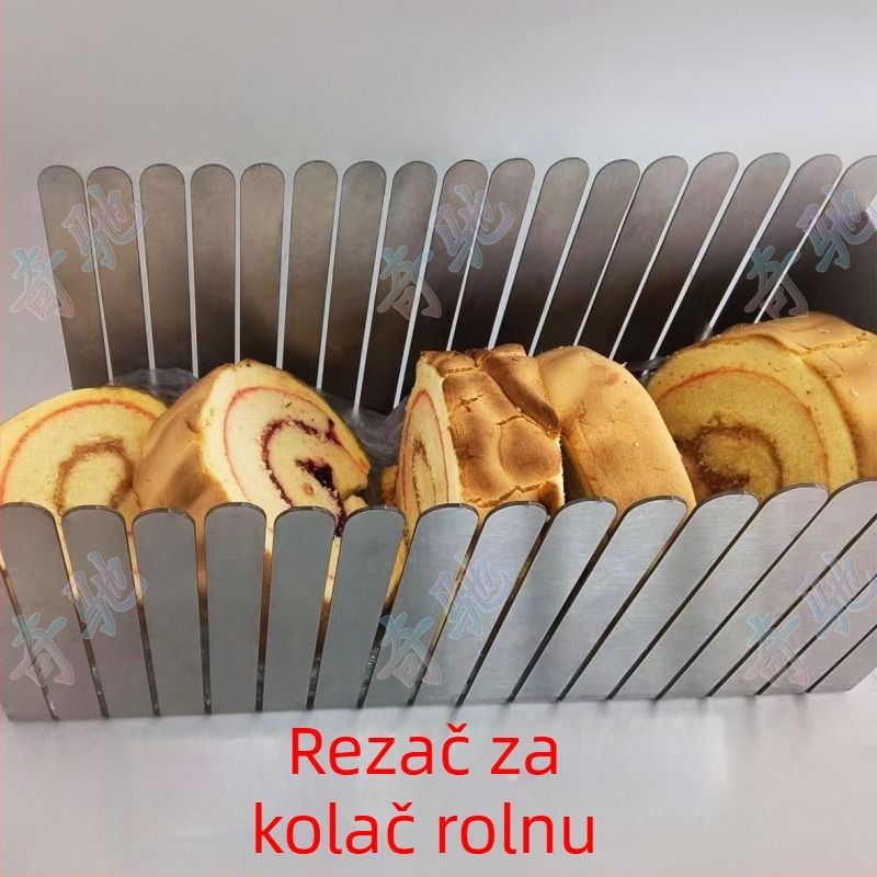 Nehrđajući čelični rezač za ploške kruha – profesionalna pekara, Chi Chi, bez logotipa