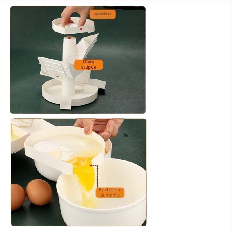 Ručni plastični odvajač žumanjka i bjelanjka, za serijsku proizvodnju