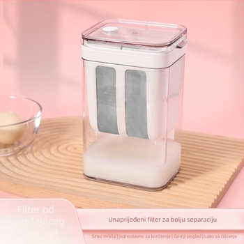 Filter za jogurt za kućnu upotrebu – grčki jogurt, velika kapaciteta, nehrđajući čelik 304 + PP, separator sirutke