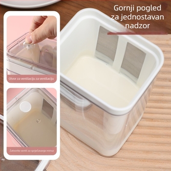 Filter za jogurt za kućnu upotrebu – grčki jogurt, velika kapaciteta, nehrđajući čelik 304 + PP, separator sirutke