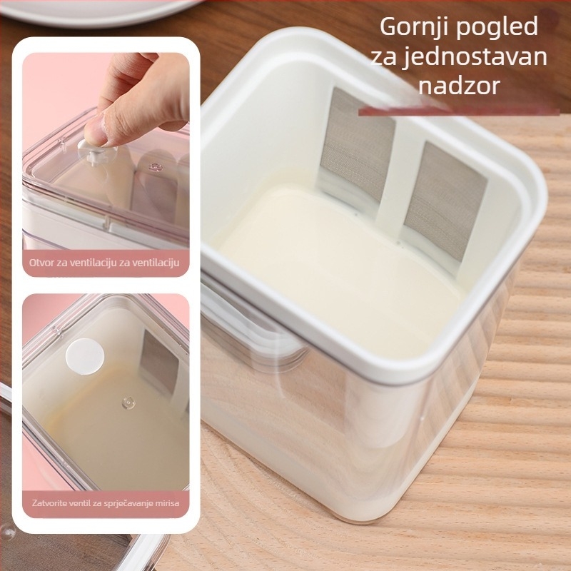Filter za jogurt za kućnu upotrebu – grčki jogurt, velika kapaciteta, nehrđajući čelik 304 + PP, separator sirutke