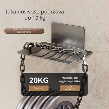 Stenska sapunica s odvodom vode, montaža ljepilom, bez bušenja