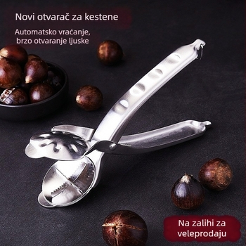 304 nehrđajući čelik — otvarač za kestene s križnim klipom i alat za kestene