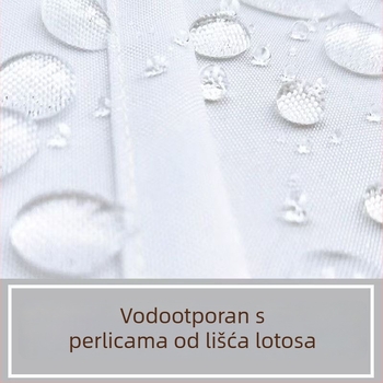 Nordic IN stil kupaonska zavjesa, vodootporna i otporna na plijesan, zavjesa za vrata i pregradna zavjesa, debela, bez bušenja
