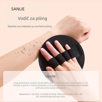 Sanli gumeni prstni body scrubber – univerzalni kupaonski alat za bezbolno čišćenje leđa i tijela
