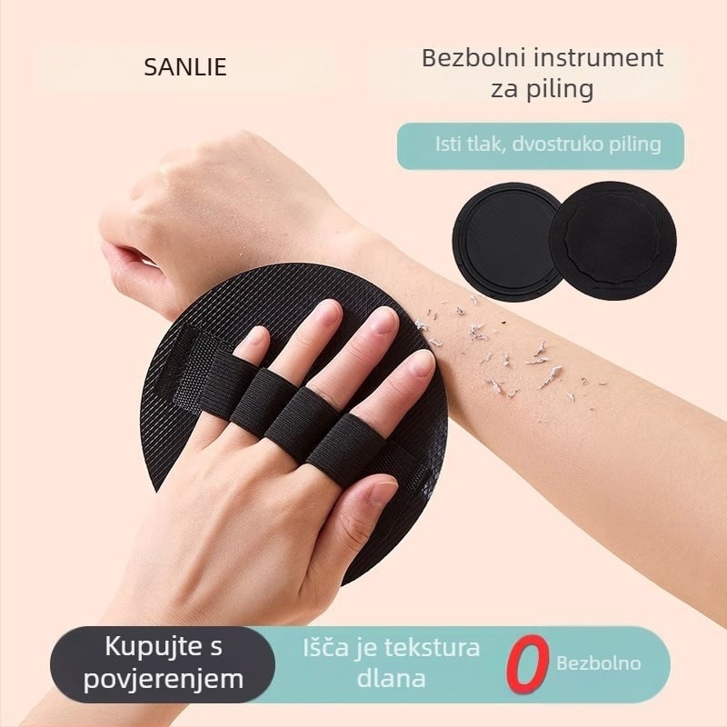 Sanli gumeni prstni body scrubber – univerzalni kupaonski alat za bezbolno čišćenje leđa i tijela