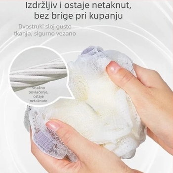 Kuglica za kupanje, najlonski materijal; univerzalna upotreba; prilagodljiva obrada