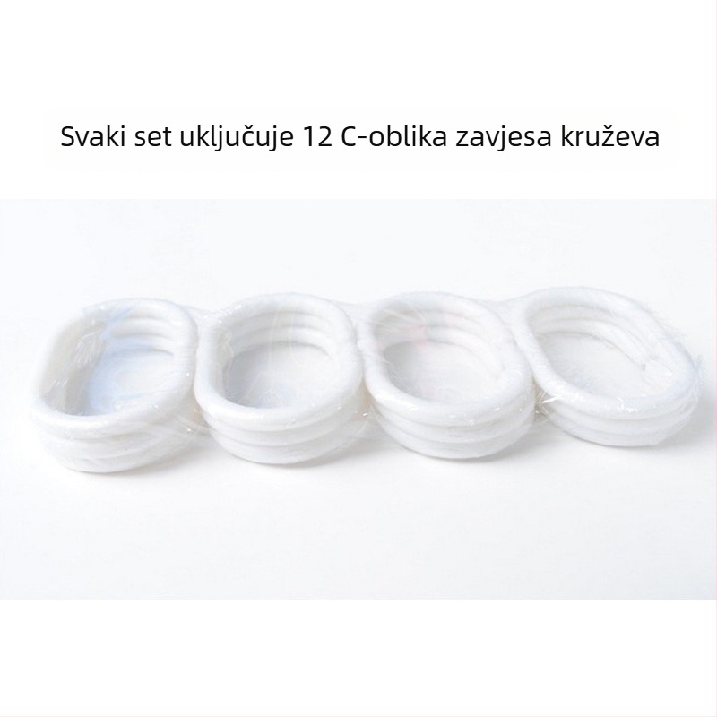 PEVA tuš-zavjesa, matni prozirni dizajn, moderni minimalistički stil, Jiaguan