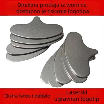 Otvarač voća od čelika, nepravilnog oblika, dvostrani, s otisnutim logom, prilagodljiva privatna etiketa