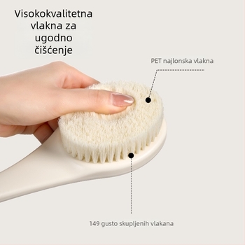 FaSoLa ABS produžena ručka masažna četka za kadu, masaža leđa, za odrasle