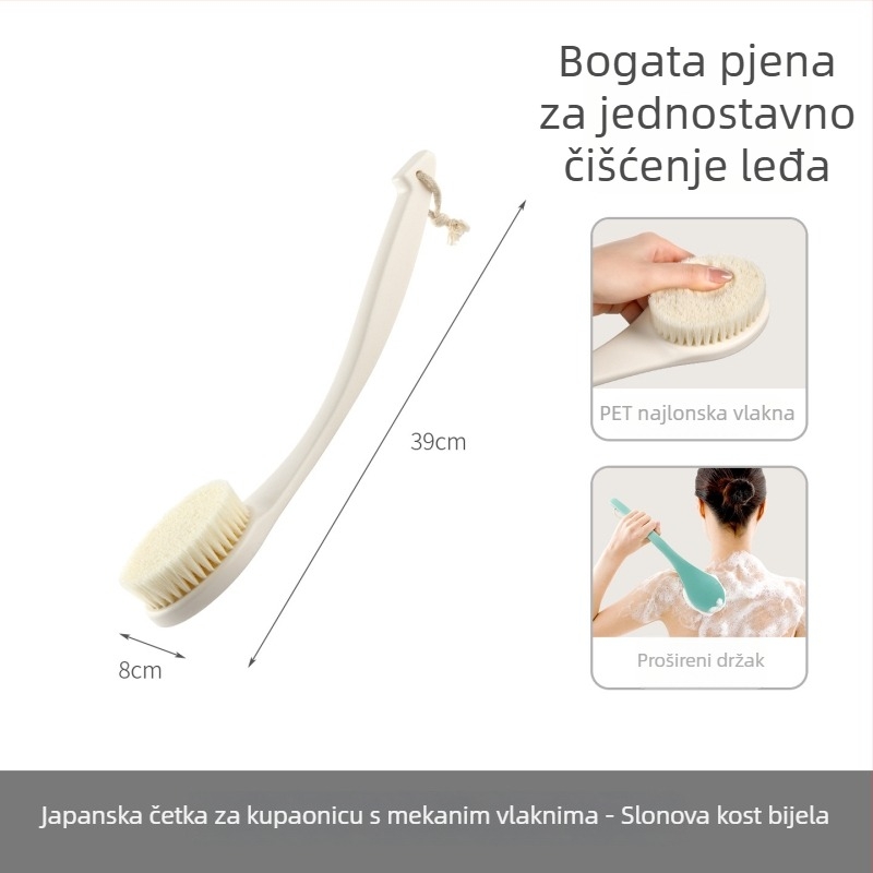 FaSoLa ABS produžena ručka masažna četka za kadu, masaža leđa, za odrasle