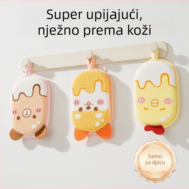 Spužva za kupanje beba – poliesterska vlakna, spužva i pamuk; pogodna za djecu; Podrijetlo Zhejiang; Pakiranje: 200 komada