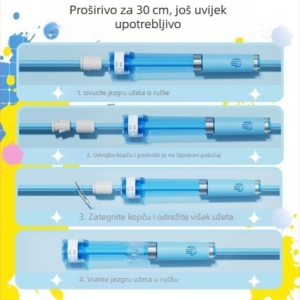 Dječje švihadlo s dvostrukim ležajevima, sprječava zapetljavanje, podesiva duljina, brzinski trening za učenike osnovne škole
