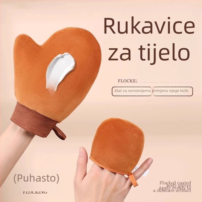 Rukavice za nanošenje losiona za tijelo, pliš materijal, univerzalna primjena, kutija od 300 komada