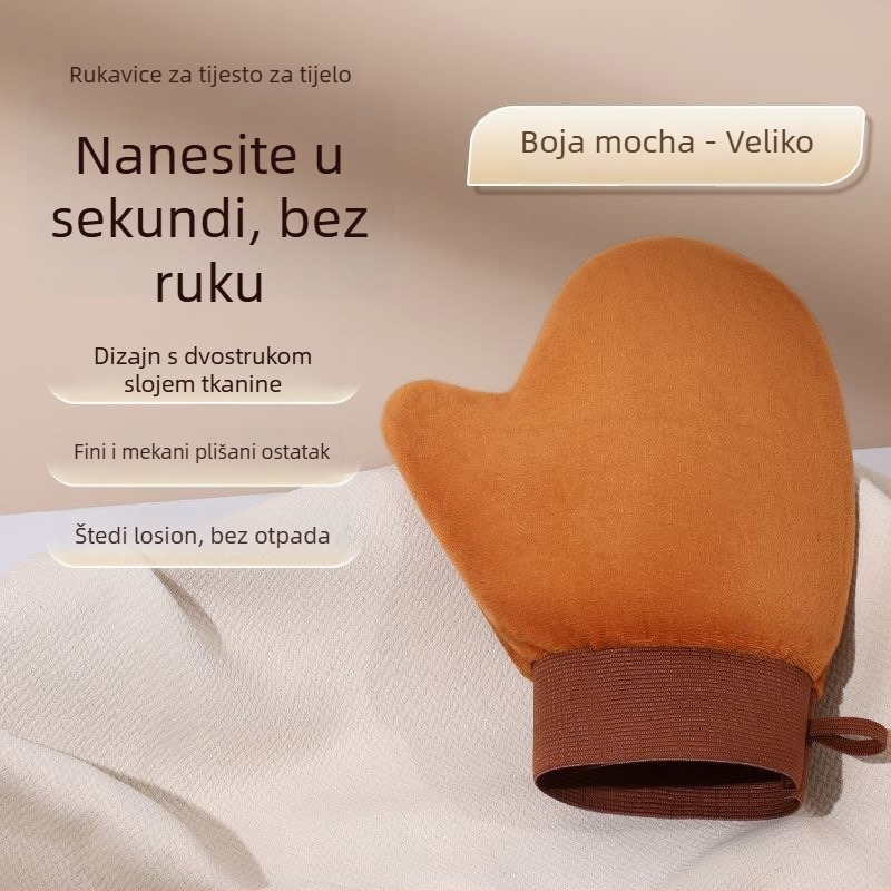 Rukavice za nanošenje losiona za tijelo, pliš materijal, univerzalna primjena, kutija od 300 komada