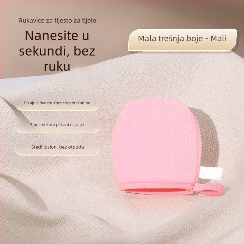 Rukavice za nanošenje losiona za tijelo, pliš materijal, univerzalna primjena, kutija od 300 komada