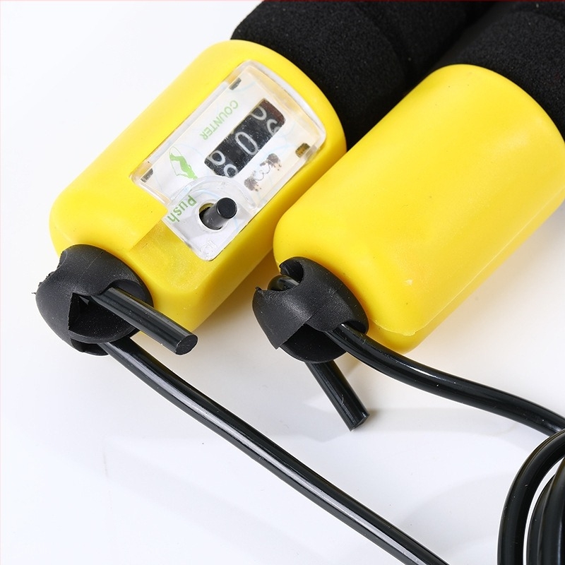 PVC gumeni podesivi jump rope s pjenastim kućištem i funkcijom brojanja - 2.8, marka Home Plus Jian