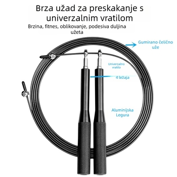 PVC užad za preskakanje za odrasle; nije za djecu