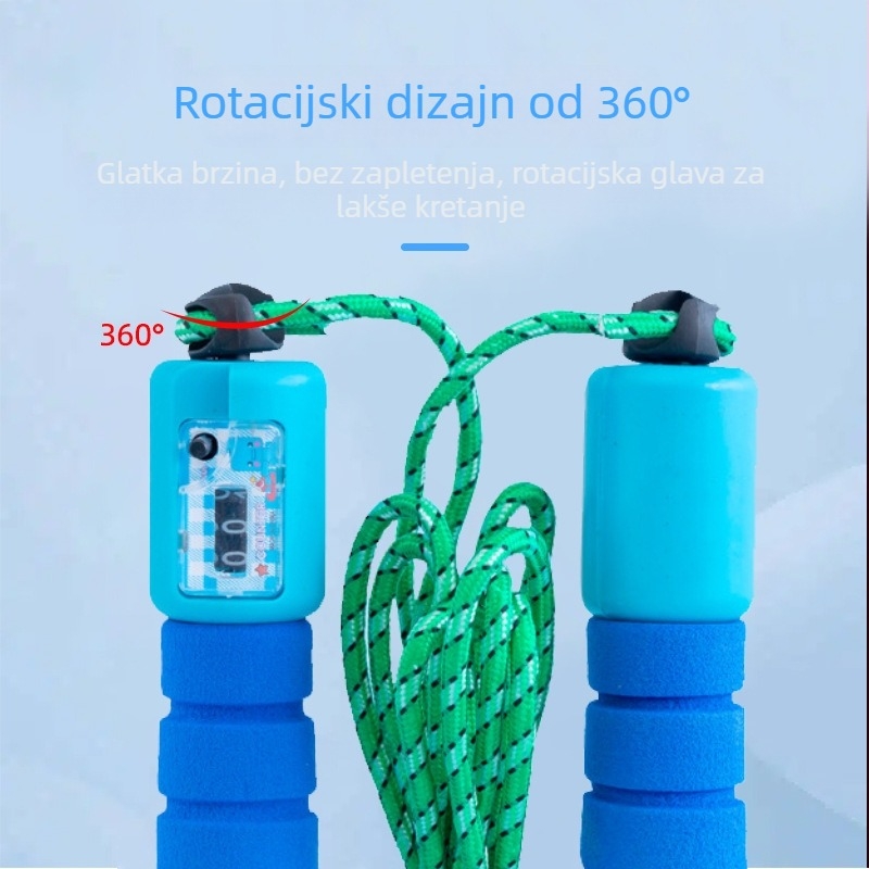 Prilagodljivo PVC brojčano užad za djecu (od vrtića do 6. razreda), specifikacija 2.4, fitness oprema