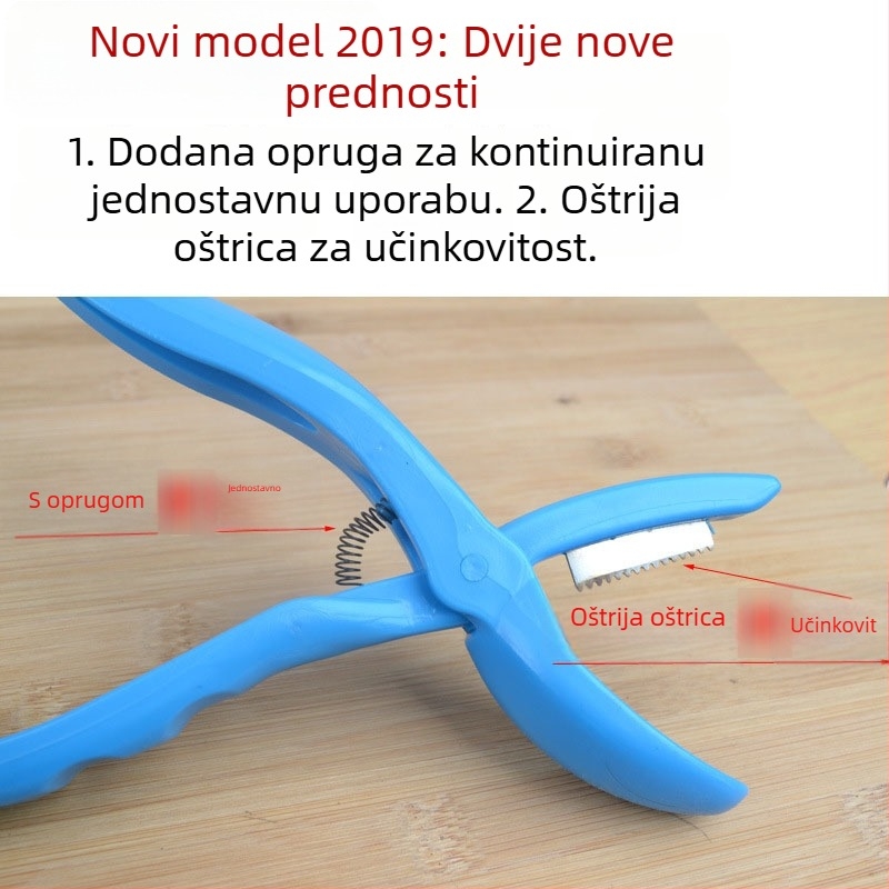 Nož za otvaranje kestena - plastično tijelo, prilagodljivo obrađivanje, izdanje 2018. - Happy Heart