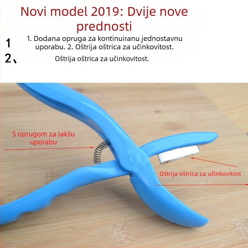 Nož za otvaranje kestena - plastično tijelo, prilagodljivo obrađivanje, izdanje 2018. - Happy Heart