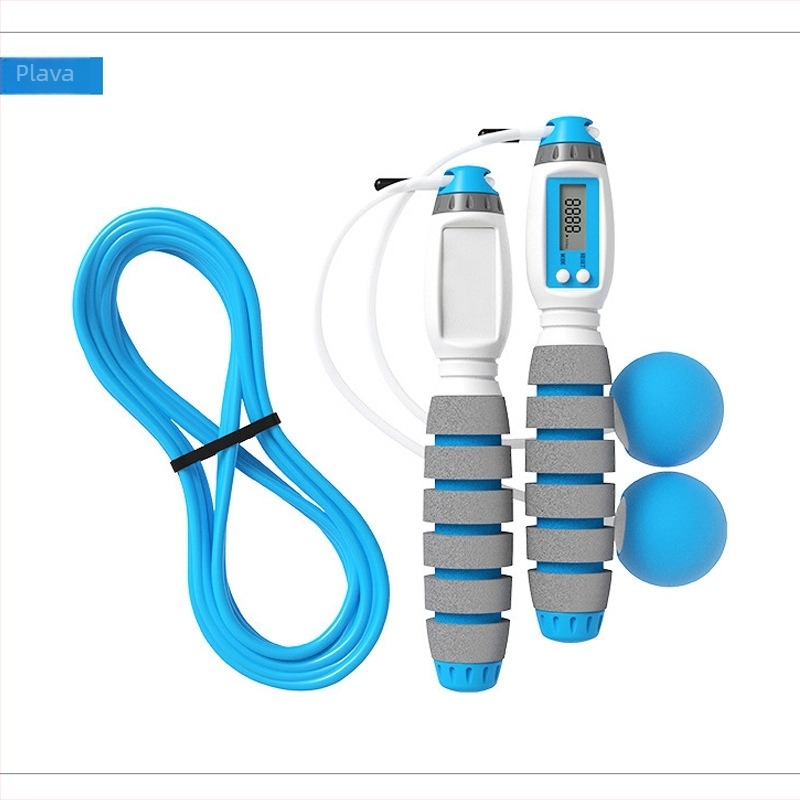 Saishuo elektronički štoper za preskakanje konopac s pjenastim držačem, bežični, ABS plast i čelično užad