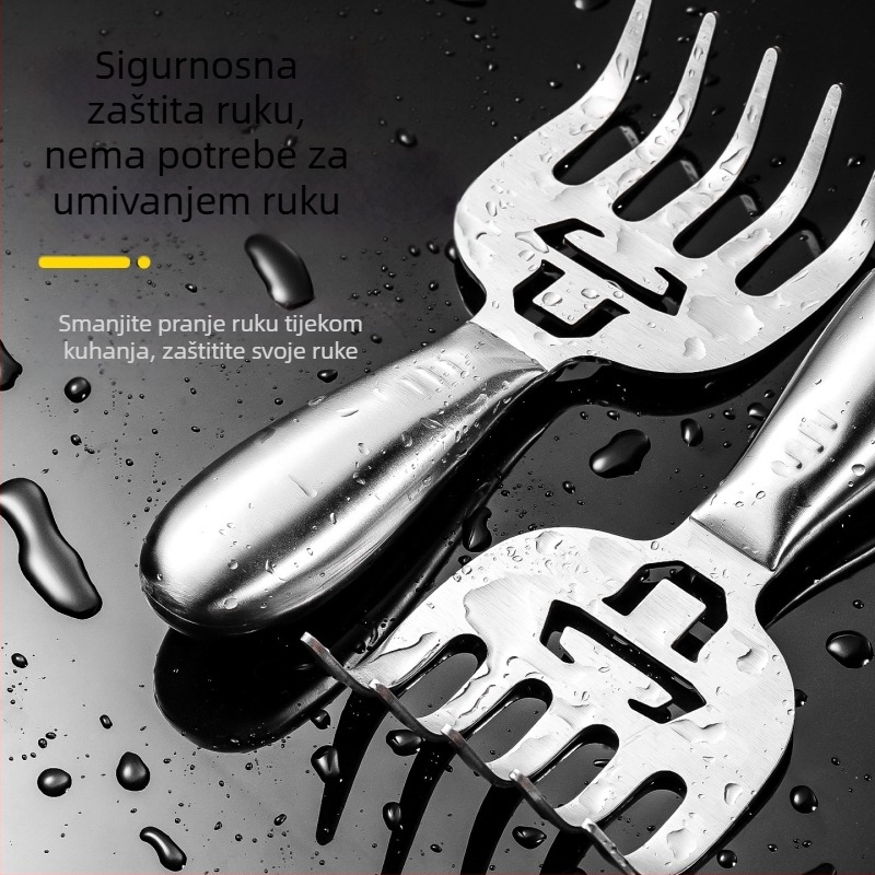 Enjoy Razdjelnik za meso u obliku šape medvjeda – nehrđajući čelik, kuhinjski alat protiv posjekotina