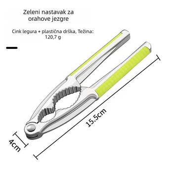 Klešta za orašaste plodove od cinkovog legura – alat za lomljenje oraha i lješnjaka, uz mogućnost tiskanja logotipa