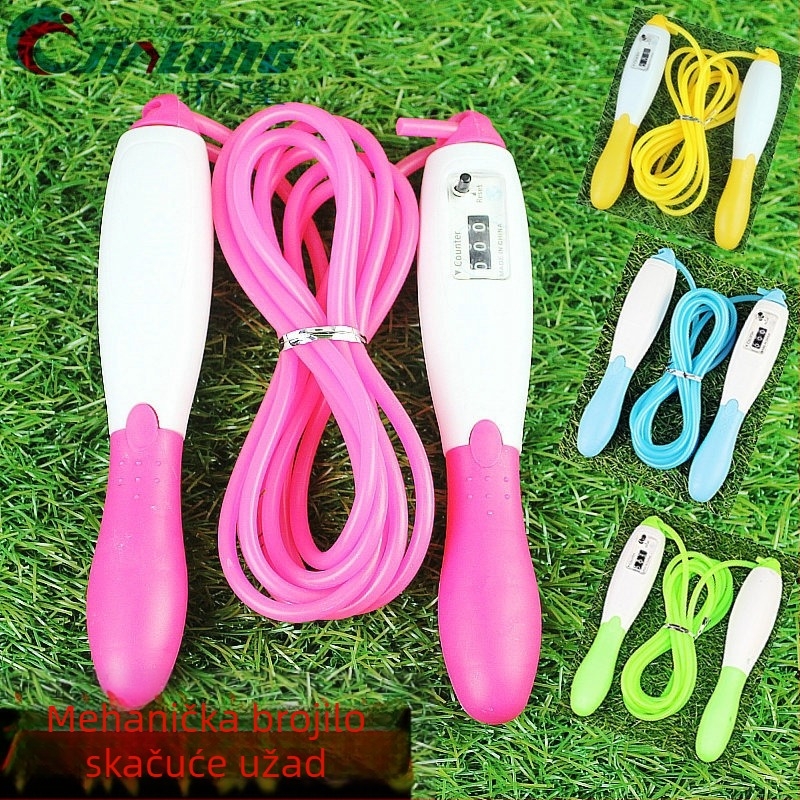 JIALONG PVC užad za preskakanje s mehaničkim brojačem za fitness trening