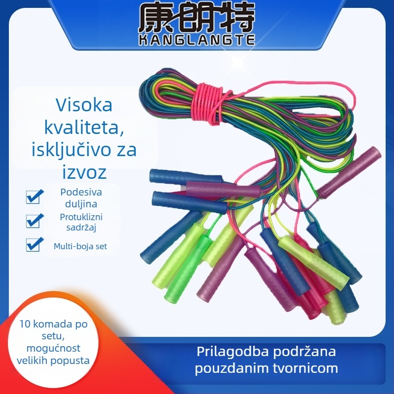 PVC užad za preskakanje za djecu s plastičnim držačima – Conronte, PVC materijal, Specifikacija 2.5