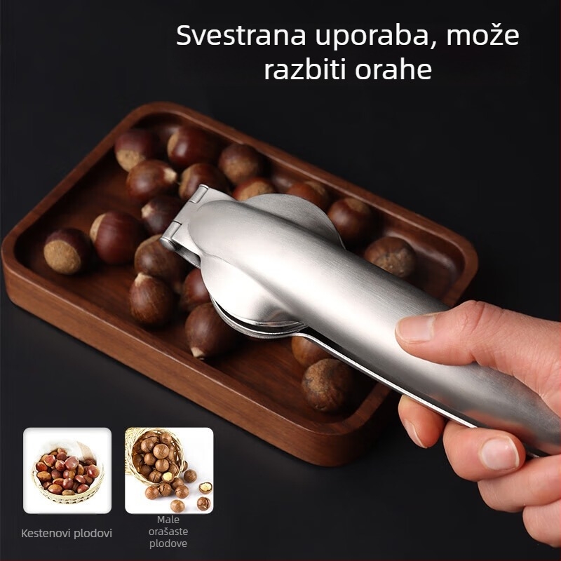 Otvarač kestena od 304 nerđajućeg čelika, križna klipsa, kućanski kuhinjski alat, moderni minimalistički dizajn