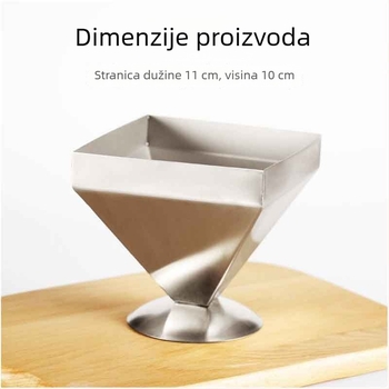 Nerđajući čelik pagoda kalup za meso — DIY kuhinjski alat s četverostrukim dizajnom, mogućnost prilagodbe i tiskanja logotipa (Materijal: Nehrđajući čelik; Kategorija: DIY kalup; Prilagodba: Da; Tisak logotipa: Da)