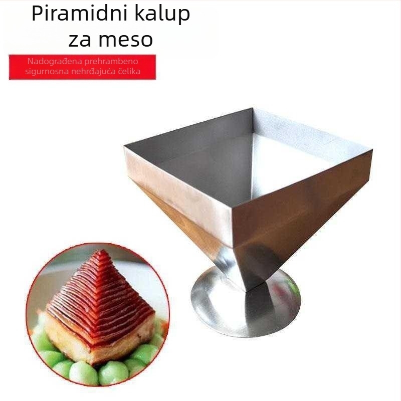 Nerđajući čelik pagoda kalup za meso — DIY kuhinjski alat s četverostrukim dizajnom, mogućnost prilagodbe i tiskanja logotipa (Materijal: Nehrđajući čelik; Kategorija: DIY kalup; Prilagodba: Da; Tisak logotipa: Da)