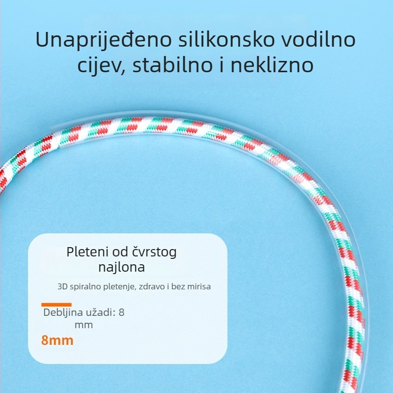 Divine grupni konopac za preskakanje – poliester, za trening i sport