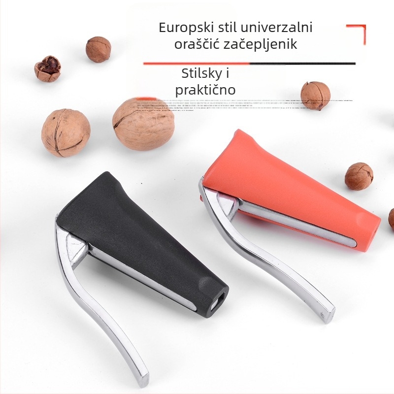 Europski stil alat za ljuštenje oraha s kleštima od aluminijske legure u obliku lijevka, prilagodba obrade, otisnuti logotip, podrijetlo Yongkang