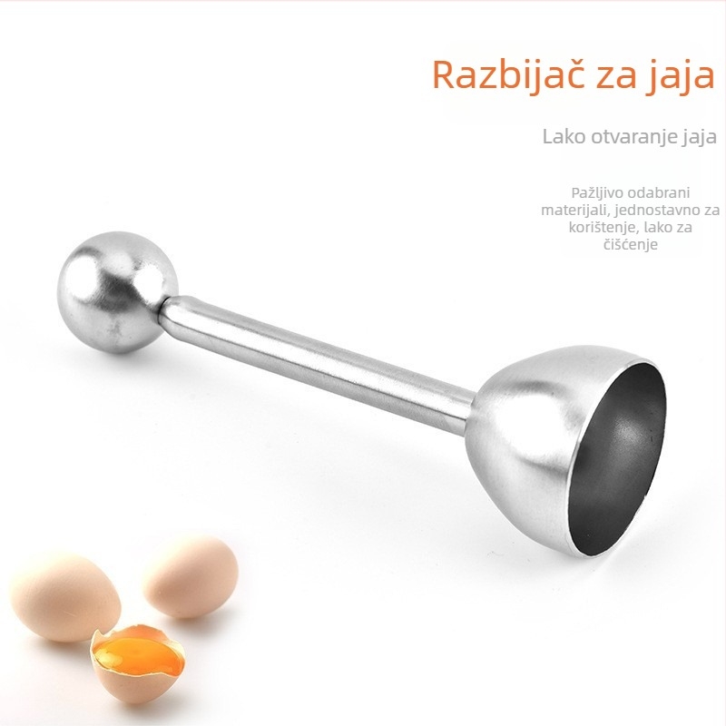 Otvarač za jaja i rezač ljuske – nehrđajući čelik, moderni minimalistički stil, zimsko izdanje 2020